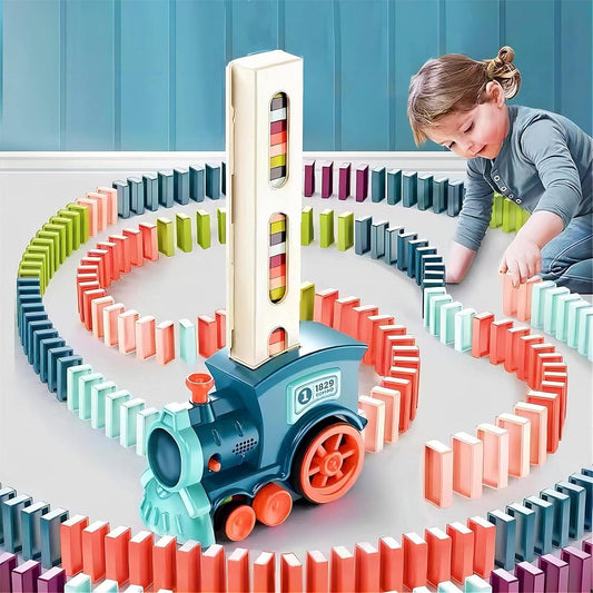 Train Toy Domino Set for Kids ? BPA-Free Plastic with Sound Effects�